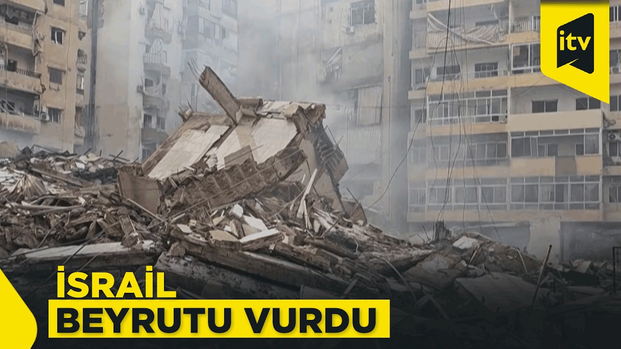 İsrailin Beyrutu bombalamasından sonra yaranan xarabalıq - ŞƏRHSİZ