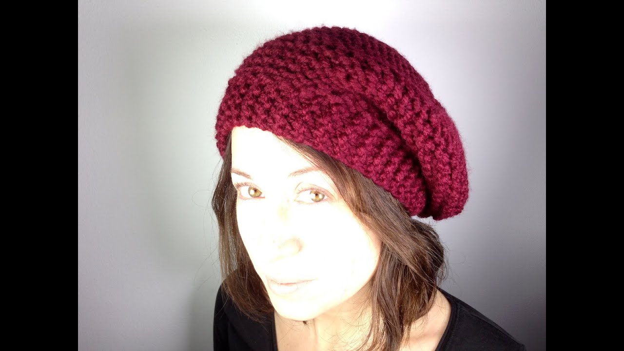 Cómo tejer en telar un gorro boina (Tutorial DIY)