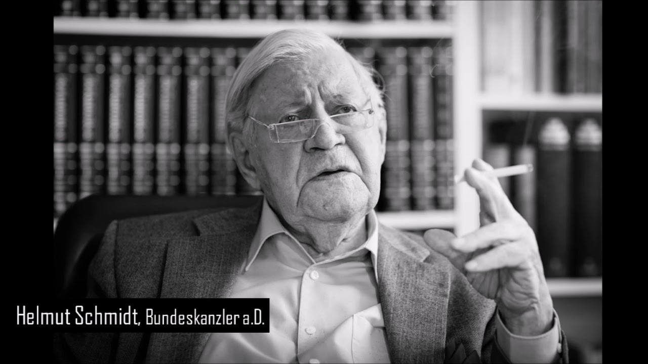 Helmut Schmidt &uuml;bers Rauchen
