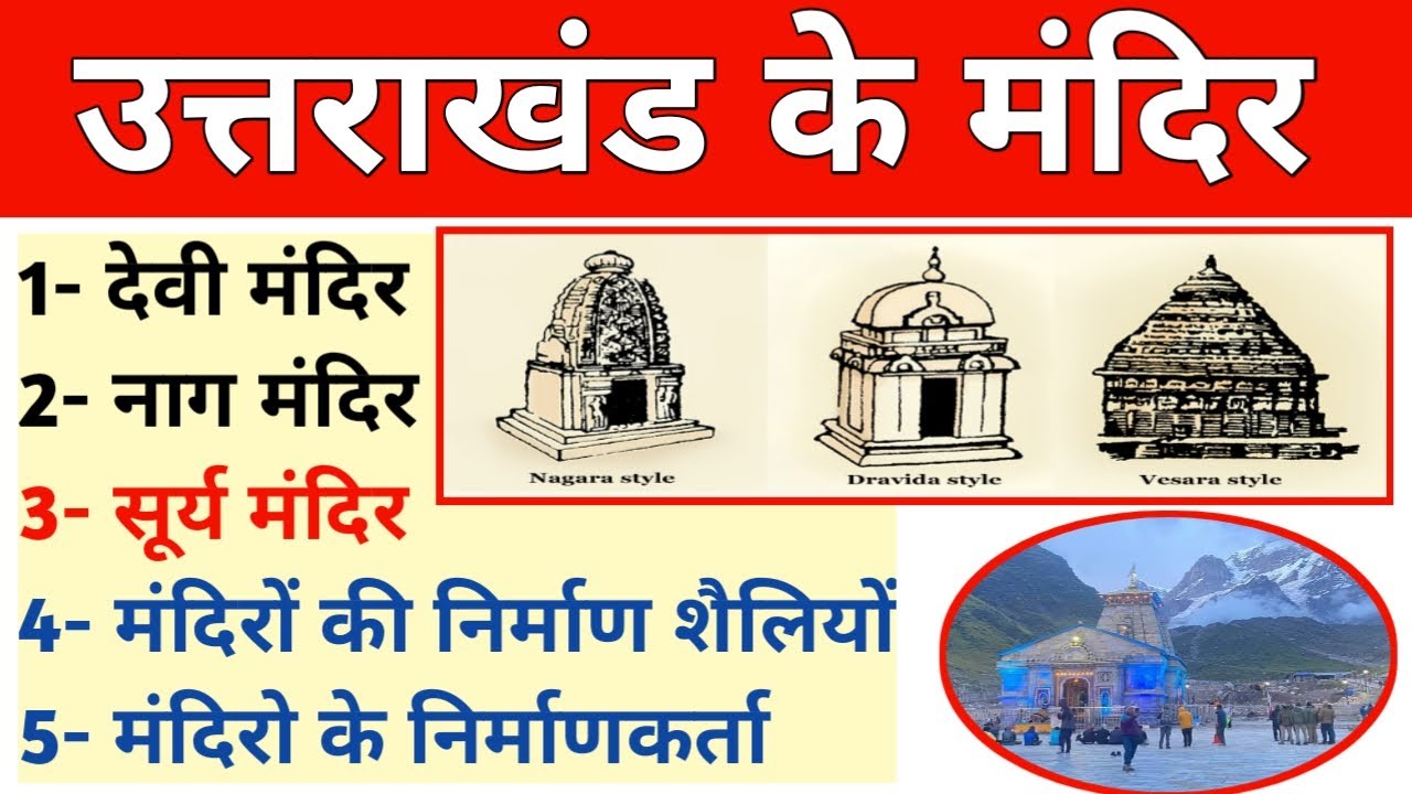 uttarakhand ke mandir | uttarakhand ke pramukh mandir | surya madir | nag mandir | shiv mandir