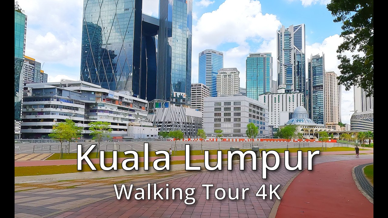 One of the best downtowns in the world - Kuala Lumpur Downtown | Walking Tour | 4K
