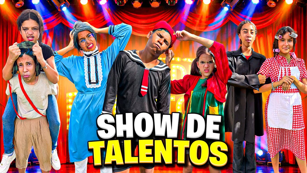 VIRAMOS A TURMA DO CHAVES! Show de talentos (Mundo da Jéssica Sousa)
