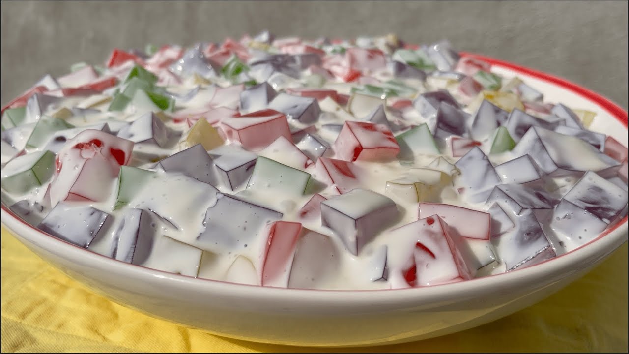Gelatina con crema y lechera deliciosa y muy fácil/@FABICEA