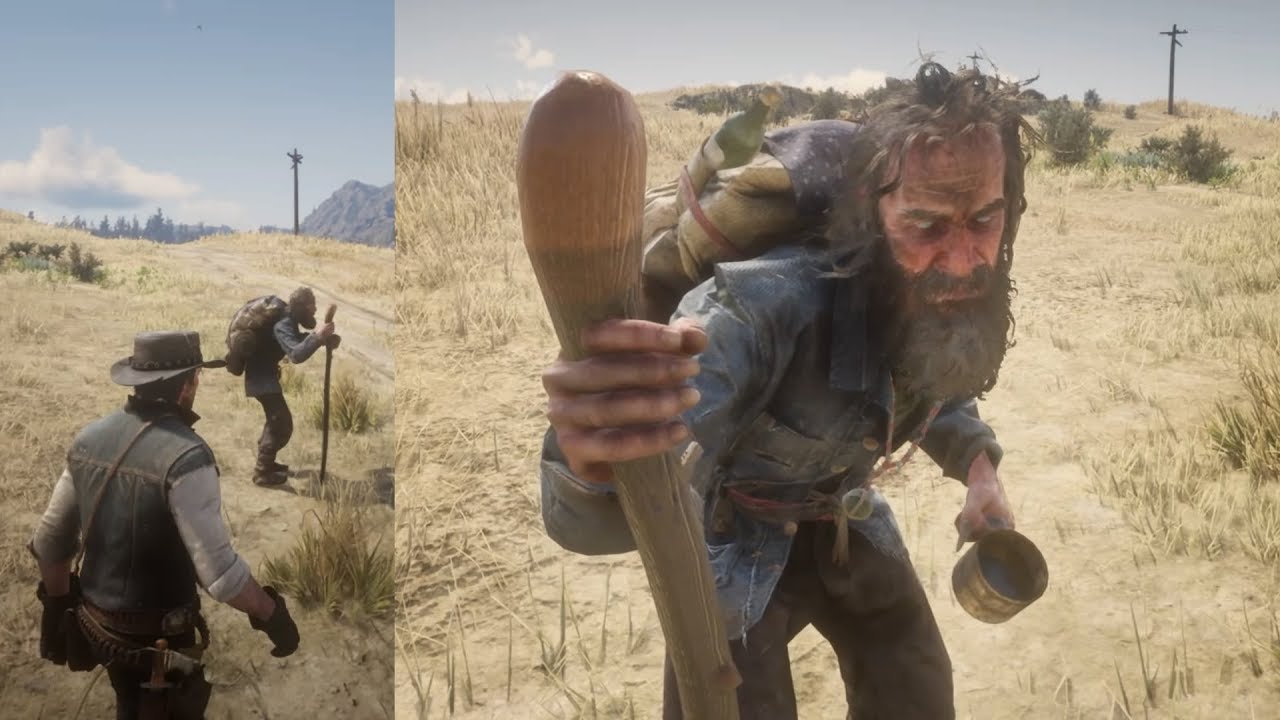 Old Blind Man Predicts John's Future Red Dead Redemption 2