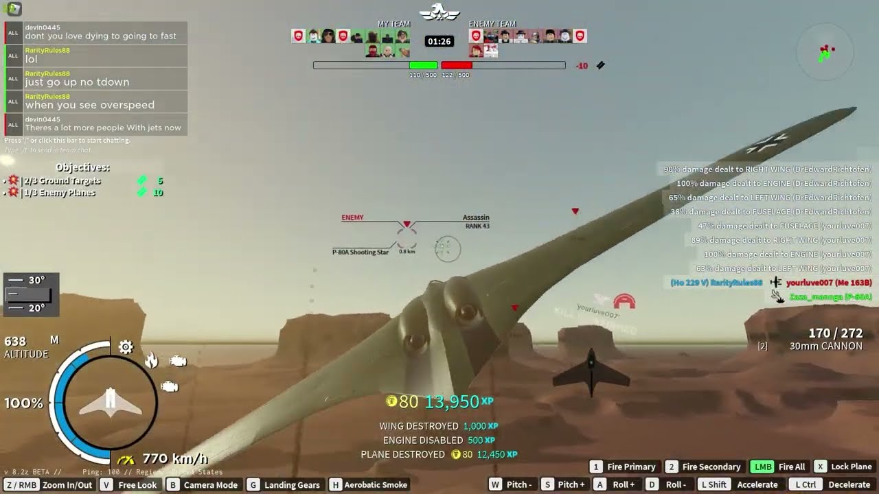 Roblox Wings of Glory: Hortens Kill Montage