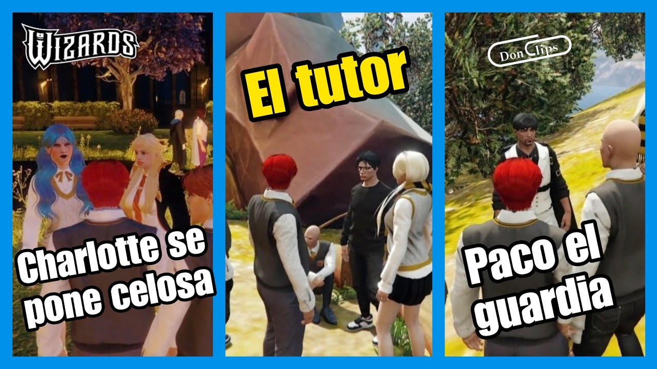 CHARLOTTE CELA a HALFONSO (Nexxuz) Halfonso hablá con el TUTOR una Misión y Con PACO Wizards Rp