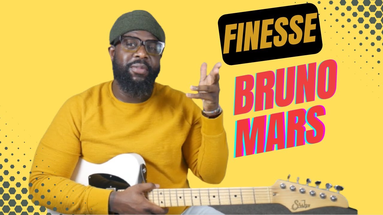 Learn to Play Finesse by Bruno Mars - Kerry 2 Smooth [R&B Guitar]