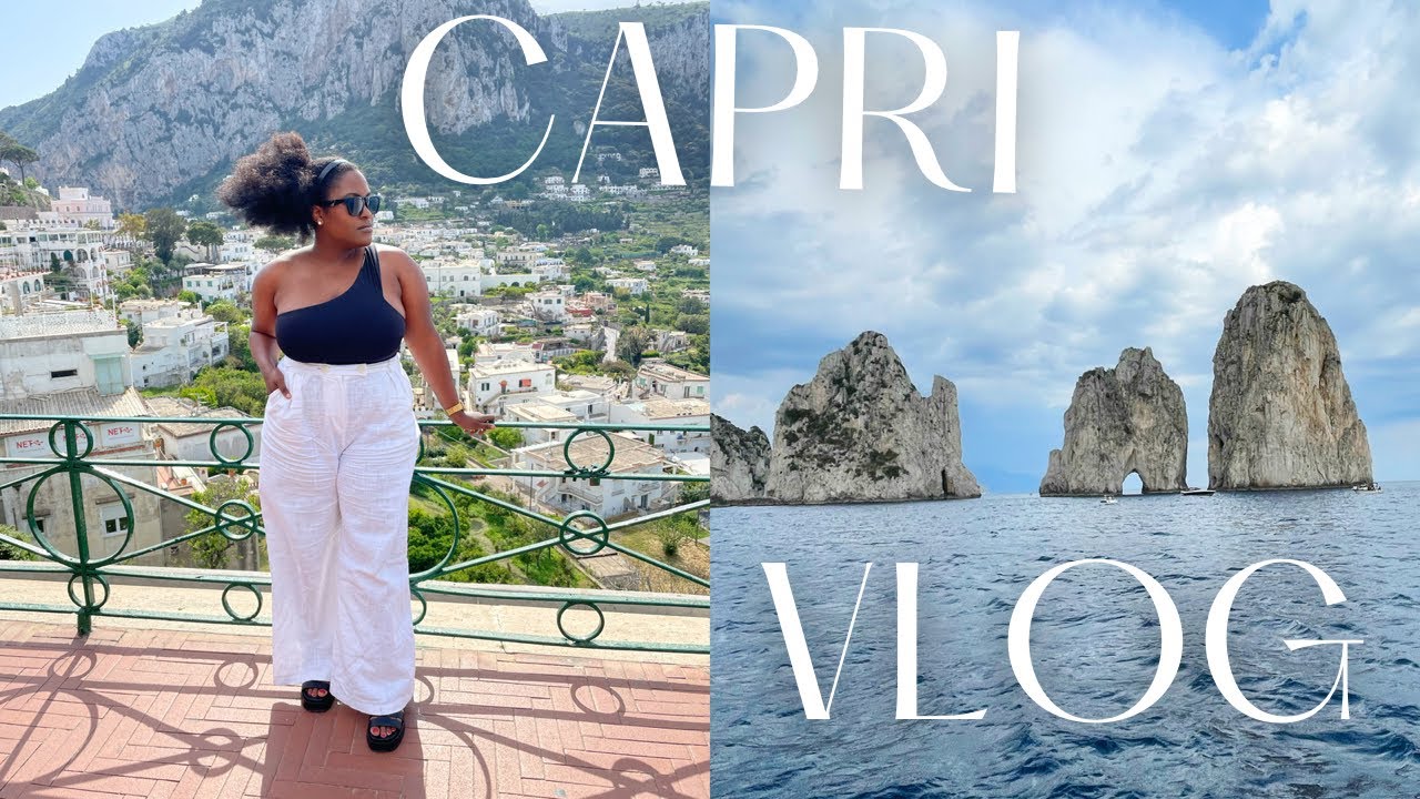 Capri Italy Travel Vlog 2022:  exploring Sorrento and Capri, boat day, best hotel view