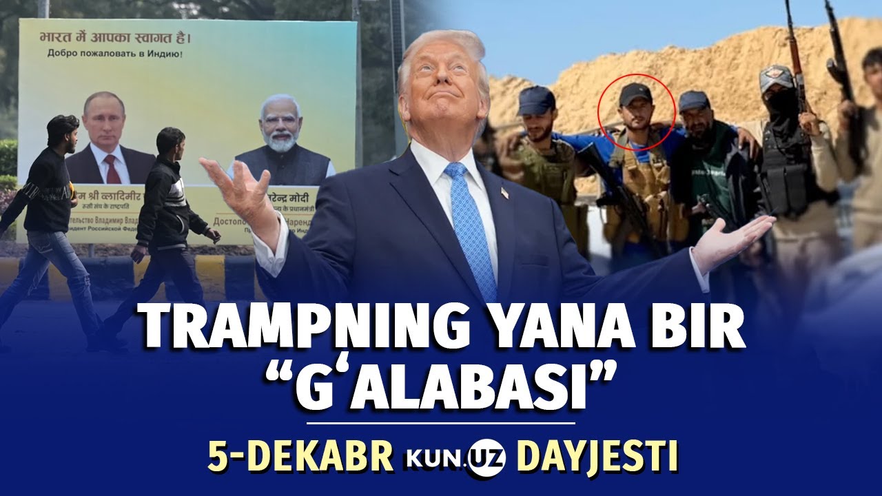 Gʻazoda oʻldirilgan “Isroilning odami” va Hindistonga kelgan Putin – kun dayjesti