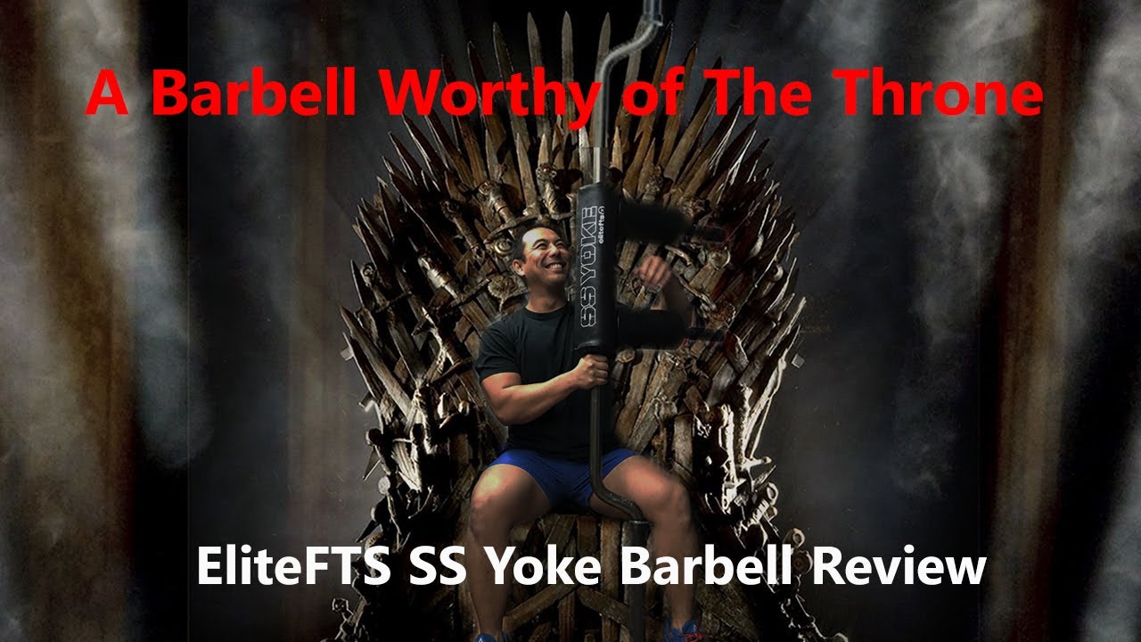 The EliteFTS Review SS Yoke Barbell Review.  The Safety Squat Barbell Series Part 1