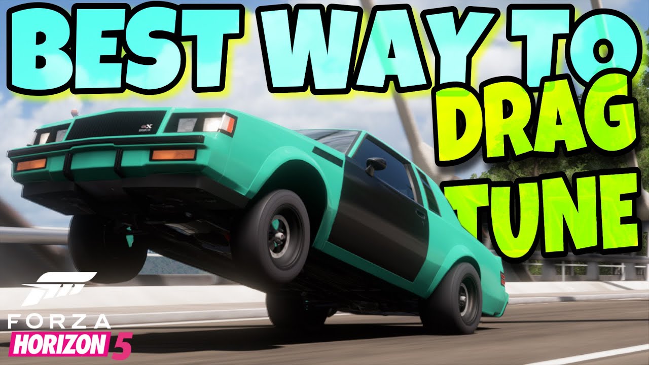 FORZA HORIZON 5 - BEST ( RWD ) DRAG RACING TUNE ( SETUP, LAUNCH & UPGRADES )