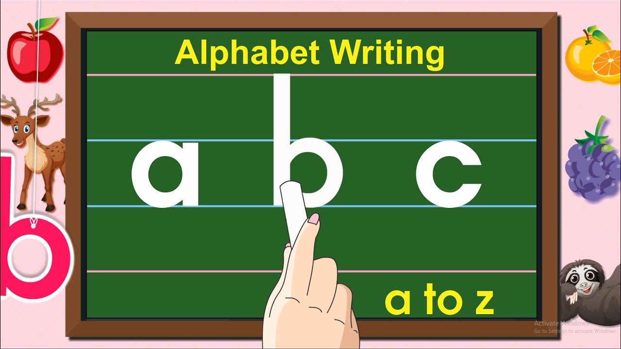 Writing Alphabet for Kids | Lowercase Letters writing for Kids | Learning Booster | abc Writing