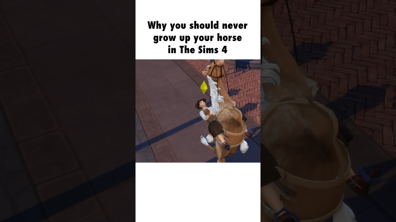HILARIOUS Horse Glitch in The Sims 4 