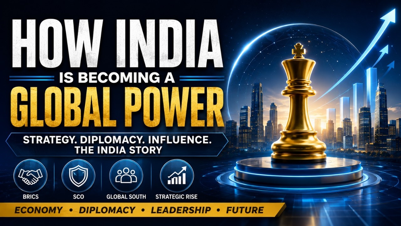 How India is Becoming a Global Power | BRICS, SCO, Global South & India's Rise Explained (2026)