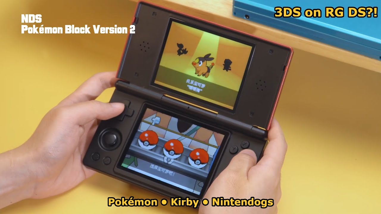 Anbernic RG DS Plays 3DS & DS Games! (Nintendogs, Pokémon Black 2, Kirby & More)