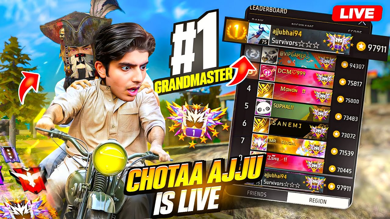 🔴 CHHOTA AJJU IS LIVE  | FREE MEETUP | AJJUBHAI VOICE | GO 10K #freefire #live #trending #ajjubhai