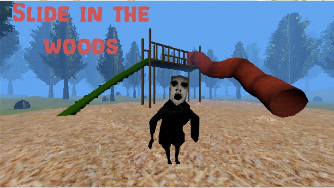 Slide in the woods