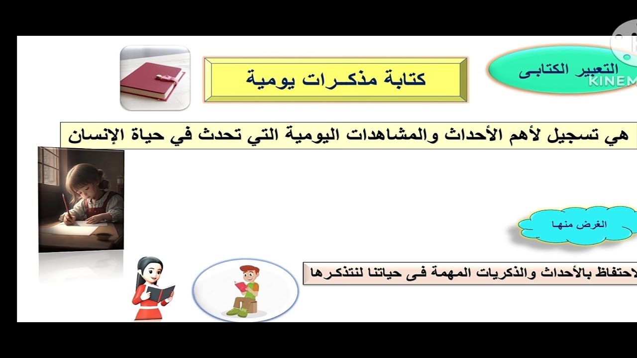 كتابة مذكرات يومية #الكتابة السردية#