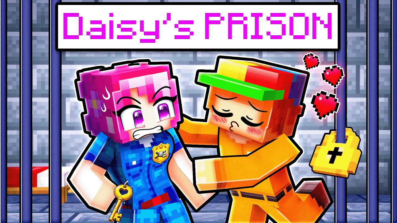 LOCKED in my CRUSH's Prison in Minecraft!