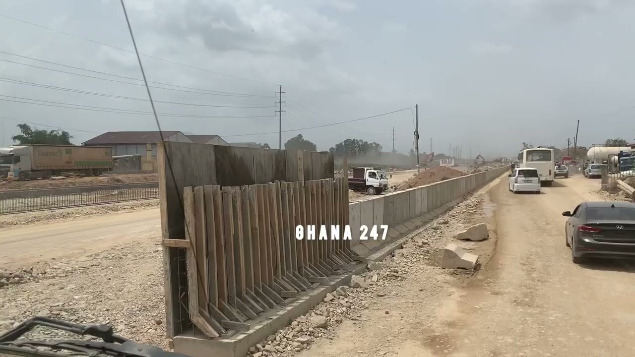 Ghana Nsawam Road Progress in February | Sapeman,Medie, Kotoku, Doboro Road Inspection Update 
