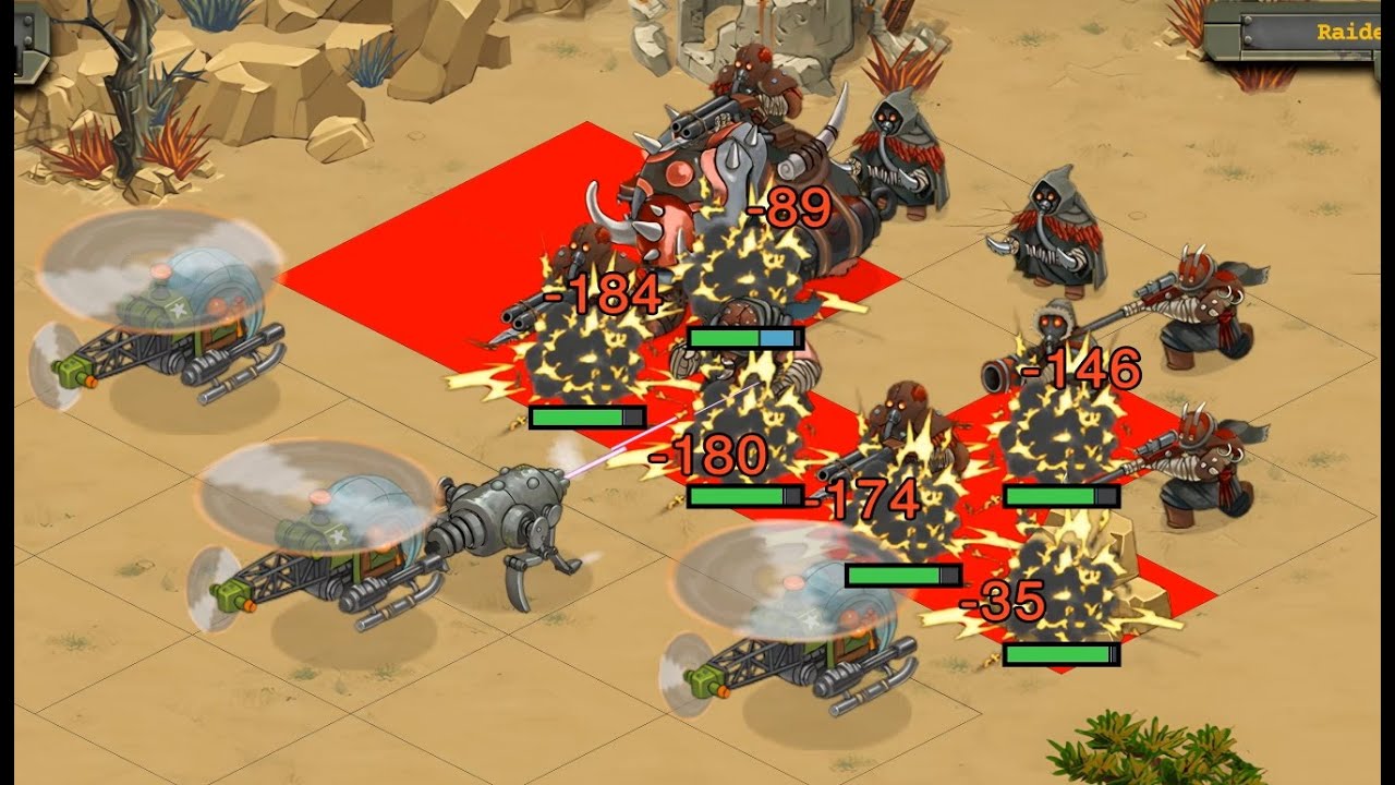 Battle Nations: Ranged Fragment Show off and Action