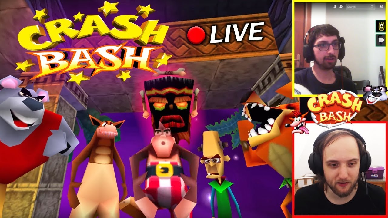 Crash Bash ONLINE Coop!!! - LIVE - Parte 1