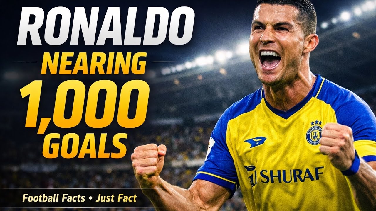 Cristiano Ronaldo: Nearing 1,000 Career Goals | Real Football Facts