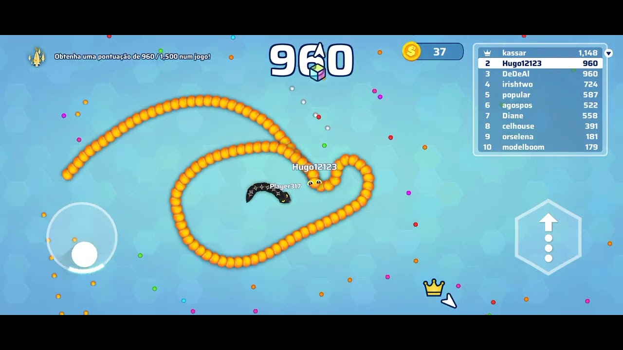 Nome do jogo Snake.io