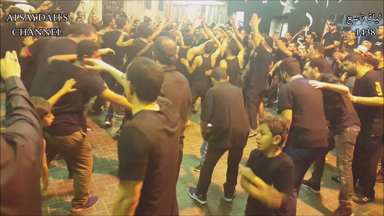 مأتم بن زبر ليله تاسع - هوسات الرادود  مرتضى وحيدر الحلواجي  المنامه  1438 HD