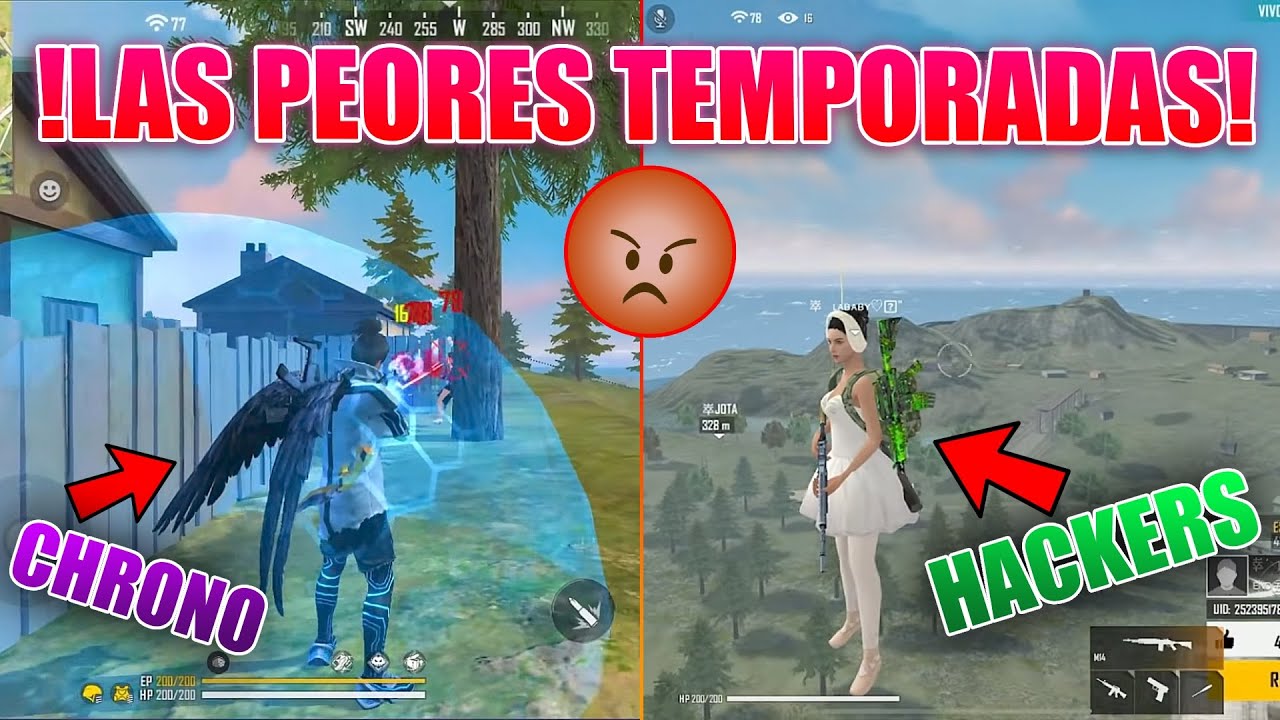LAS 5 PEORES TEMPORADAS DE FREE FIRE