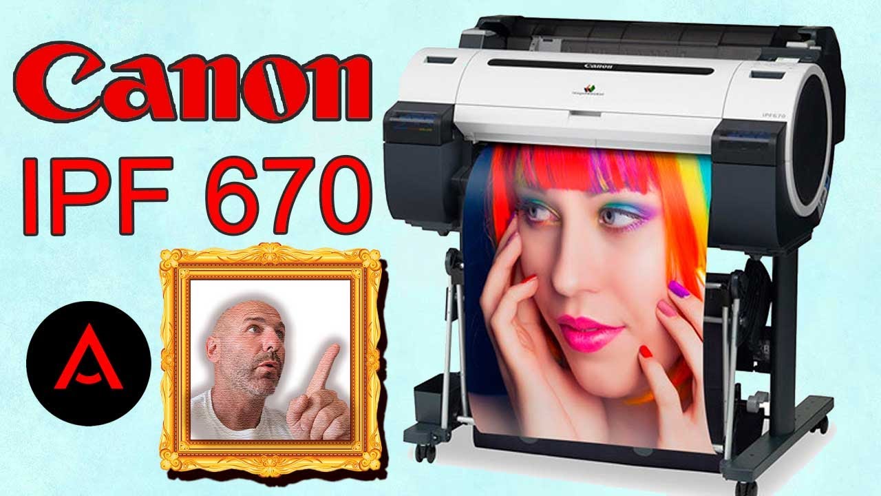 📏🖨️ plotter de impresión canon IPF 670, tutorial completo 🚀