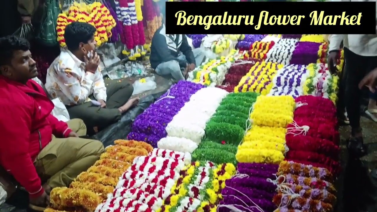#bengaluru #flowers #flower #market #beautiful #nature 