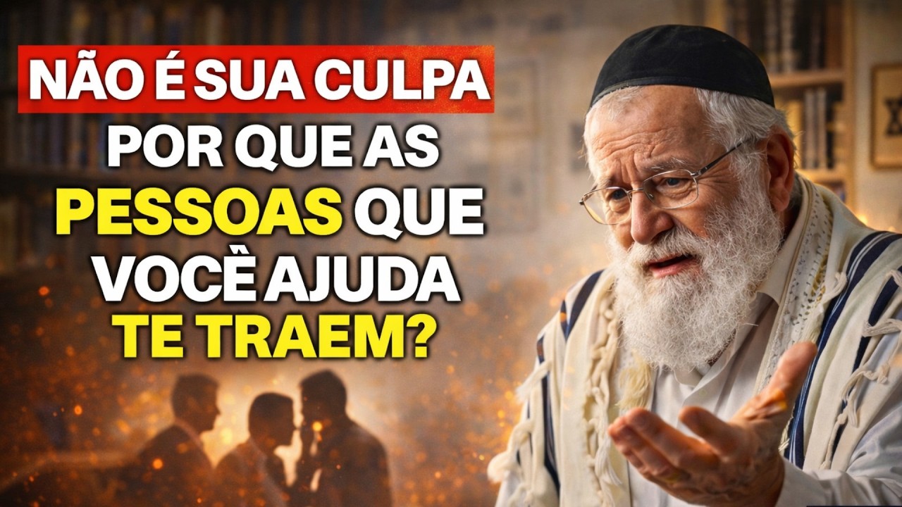 QUANDO AJUDAR OS OUTROS SE VOLTA CONTRA VOCÊ, NÃO É SUA CULPA | SABEDORIA JUDAICA
