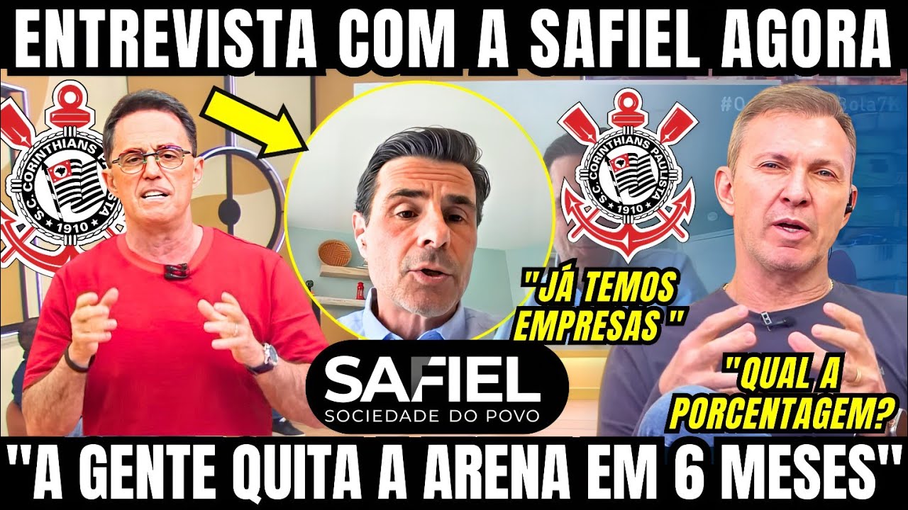 DONO DA SAFIEL FAZ REVELAÇÃO ABSURDA E PROMETE QUITAR A ARENA DO CORINTHIANS NO OS DONOS DA BOLA 