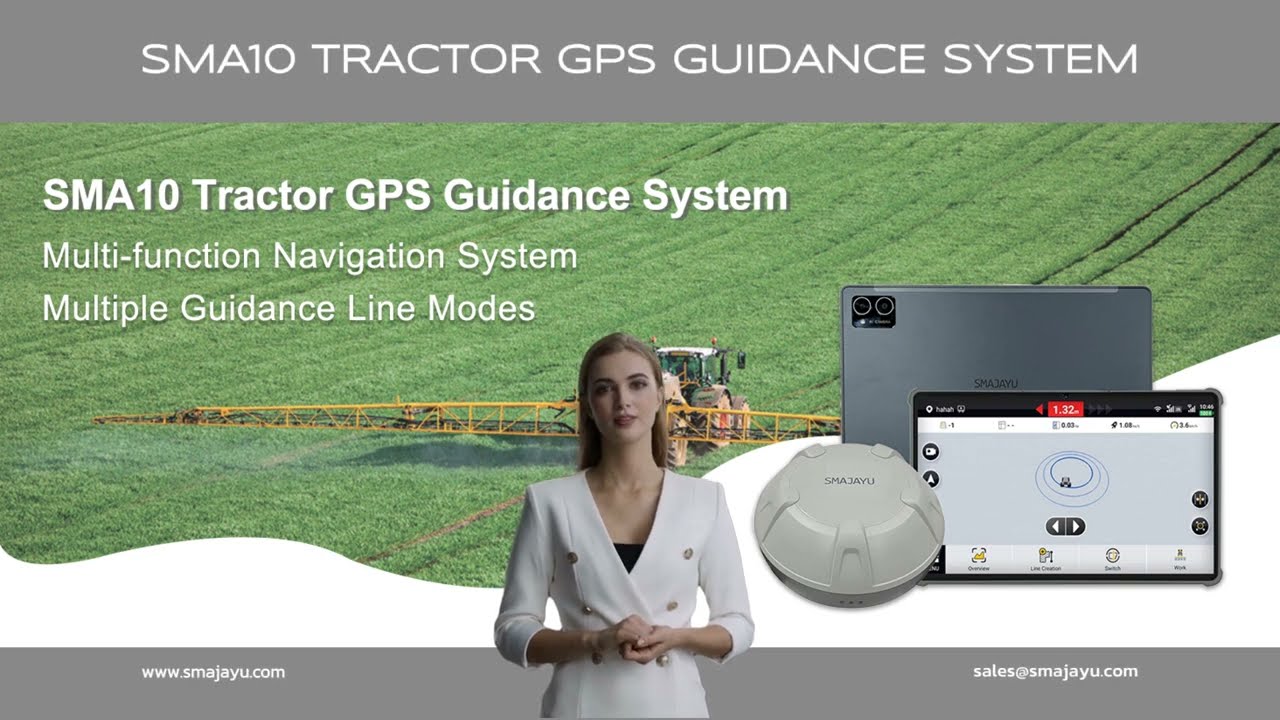 SMA10  tractor gps guidance system multiple guidance lines for all condition, all fields farming