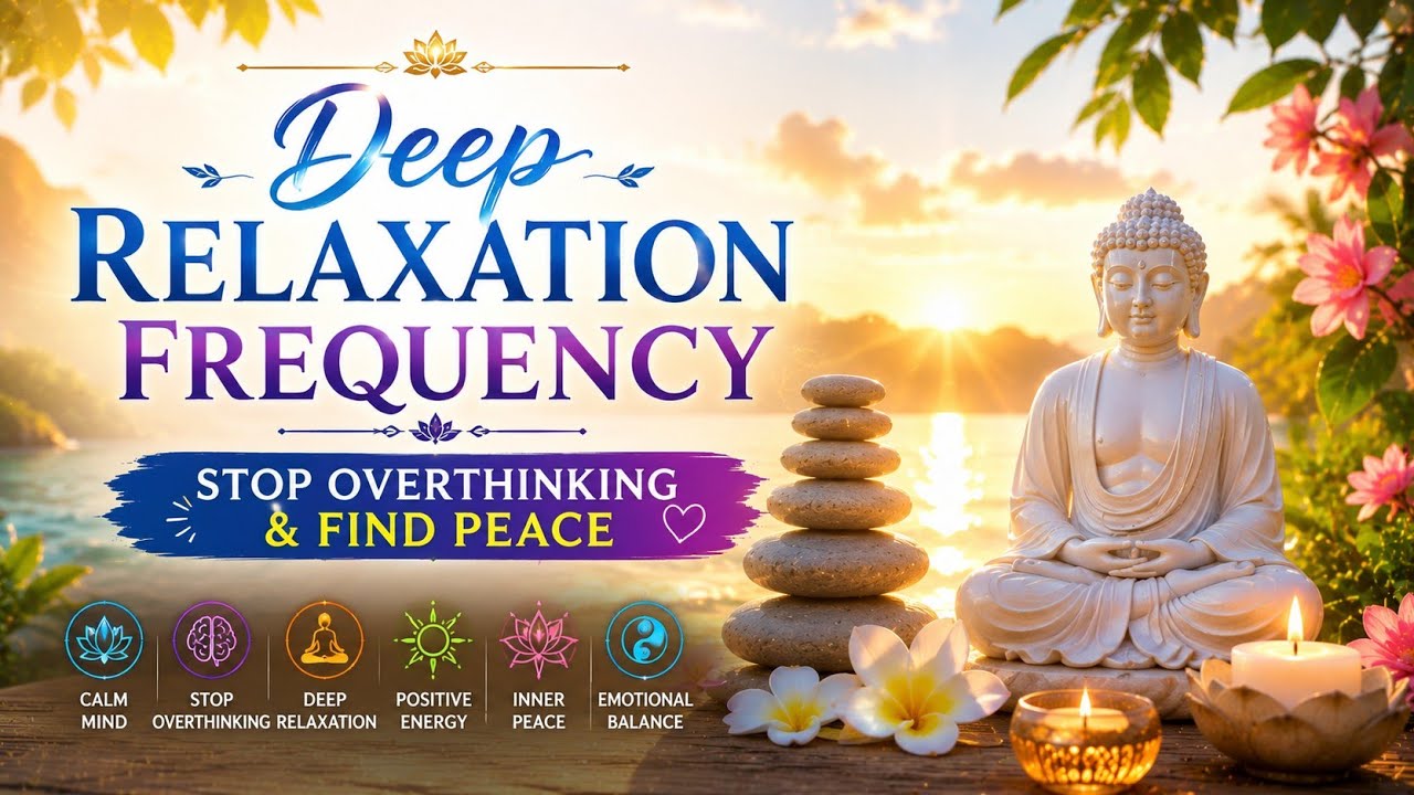 Mind Relaxing Binaural Frequency | Deep Calm • Stress Relief • Alpha Brain Waves