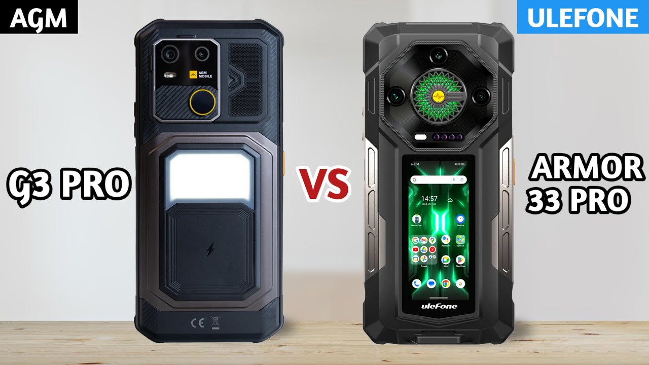 AGM G3 Pro против Ulefone Armor 33 Pro — сравнение лучших защищённых смартфонов с поддержкой 5G