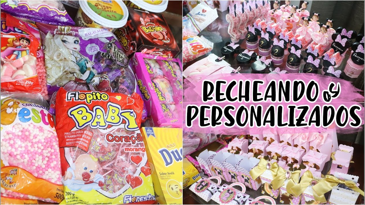 Recheando os Personalizados com Doces #AntonellaFaz2
