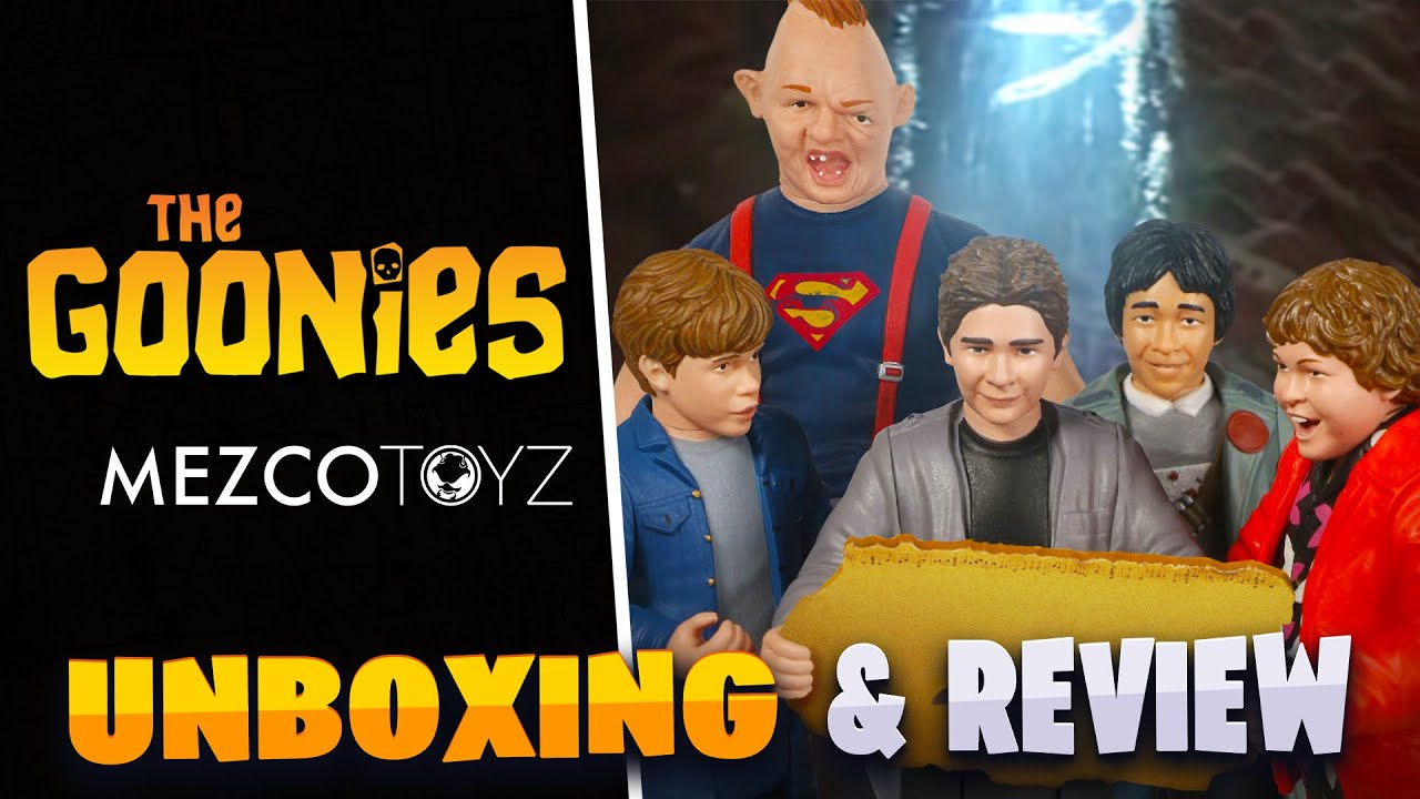 *NEW* The Goonies Mezco Set of 5 Action Figures Review & Unboxing?  5-Points