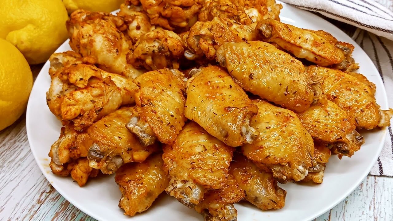 Alitas de Pollo al Horno. Receta muy fácil y rápida.