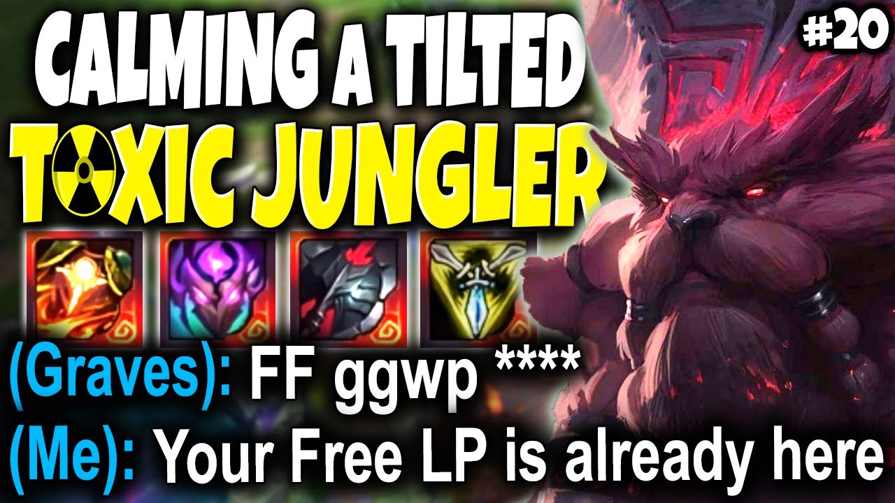 Calming a tilted toxic JUNGLER 🔥 5700+ Gold Stats FOR FREE 🔥 Immortal Series #20 - LoL Ornn Gameplay