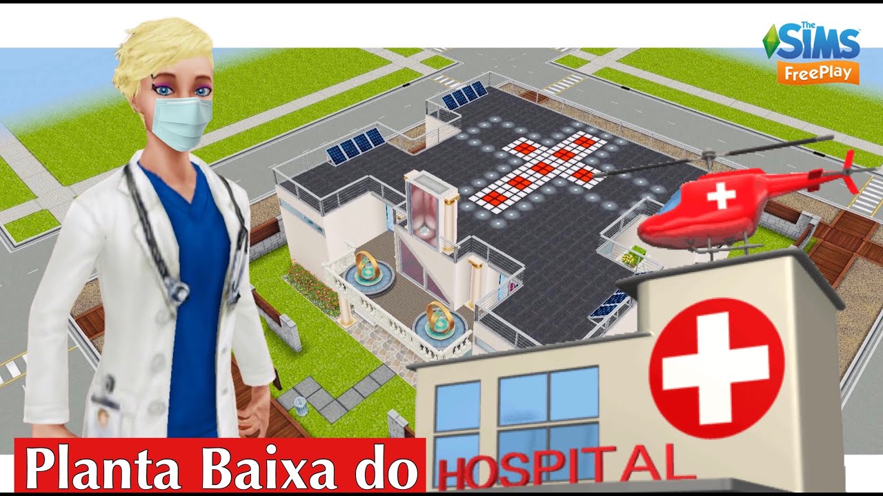 Clínica Privada/Maternidade - The Sims FreePlay 🏥 Como Construir um Hospital/How To Build Hospital