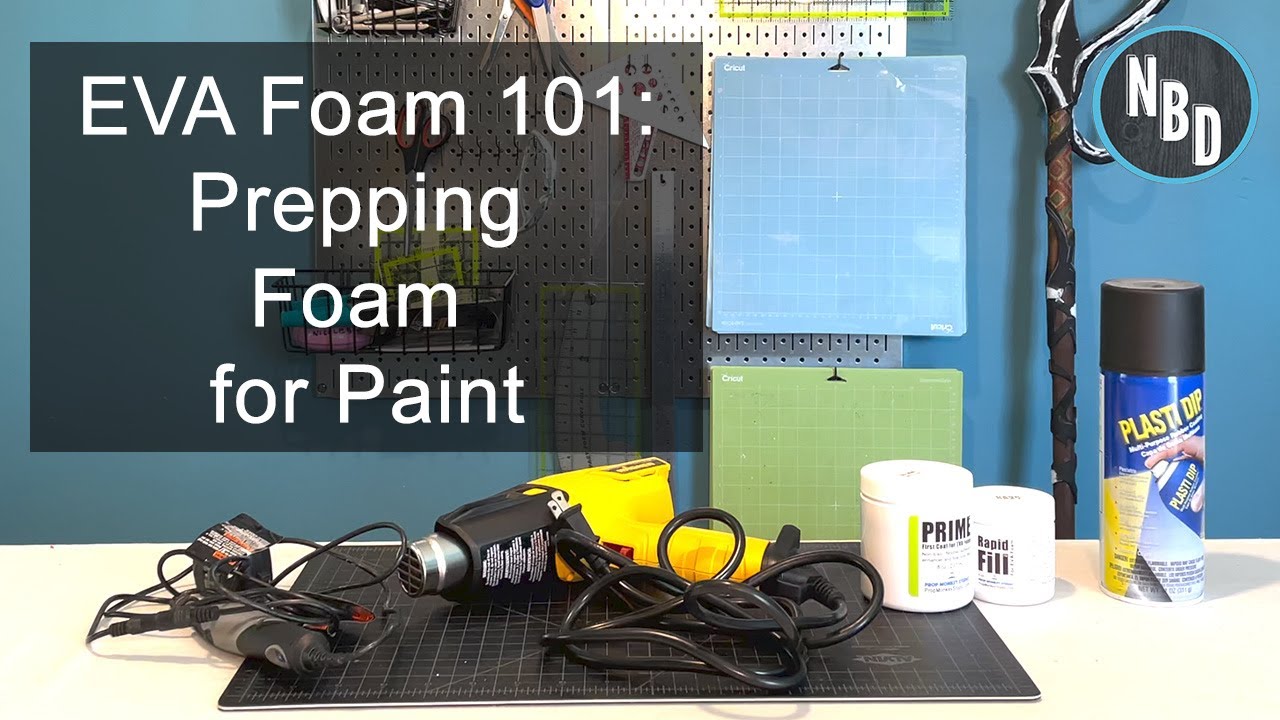 EVA Foam 101 Video 7: 4 Steps to Prep Your Foam for Painting