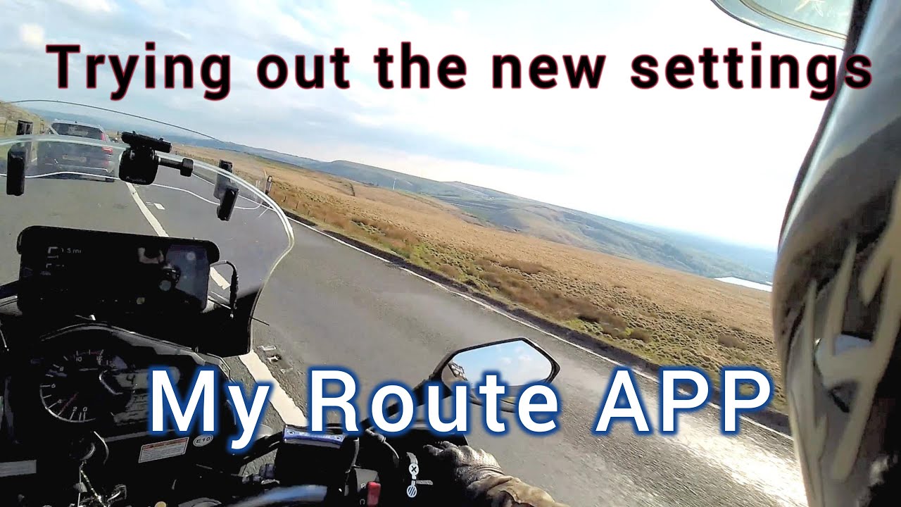 Testing Aoocci and My Route App, on a detour on commute over Saddleworth