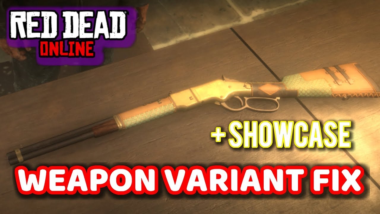 GLITCHED VARIANT FIX - RED DEAD ONLINE - NEW GUNS & WEAPONS