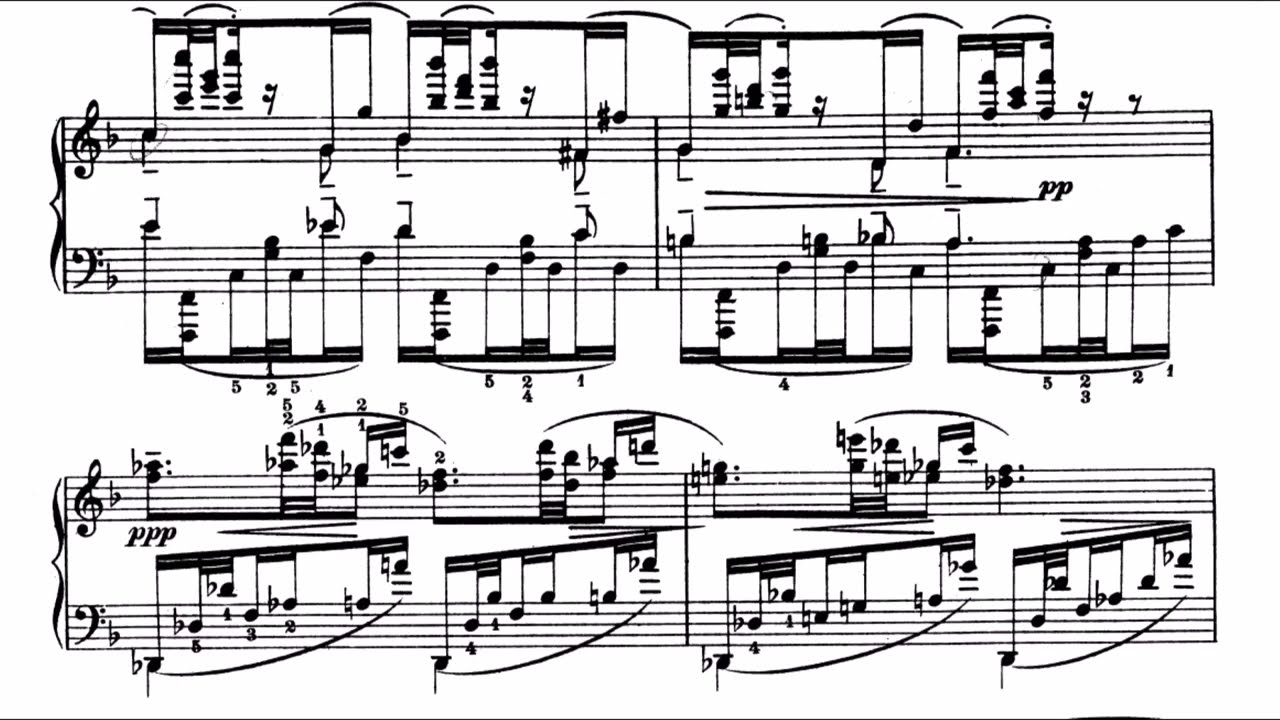 Max Reger - Aus meinem Tagebuch op. 82 (Vol. 1-4) [Score Video]