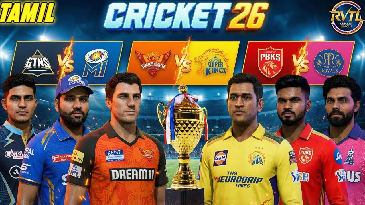 🔥 RVTL Cricket 26 Tamil Tournament Gameplay – Epic Tamil Commentary & Full Match Action | T20 Smash
