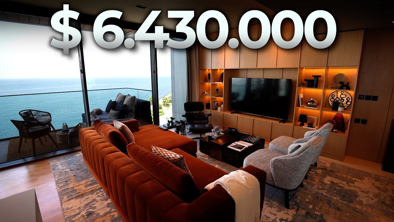 Inside a Stunning $6,430,000 Dubai Apartment with FULL PERSIAN GULF VIEWS