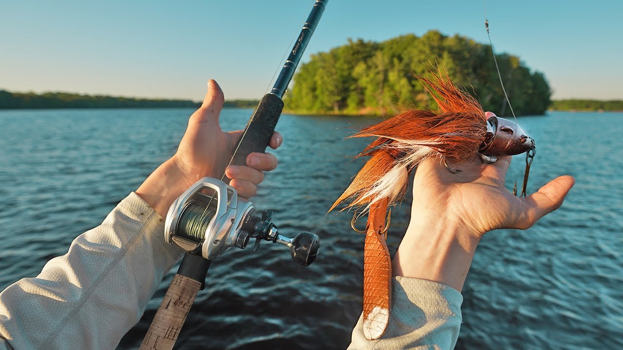 Fishing A Giant Beaver Lure for the Fish of 10,000 Casts (lakeside overnight)