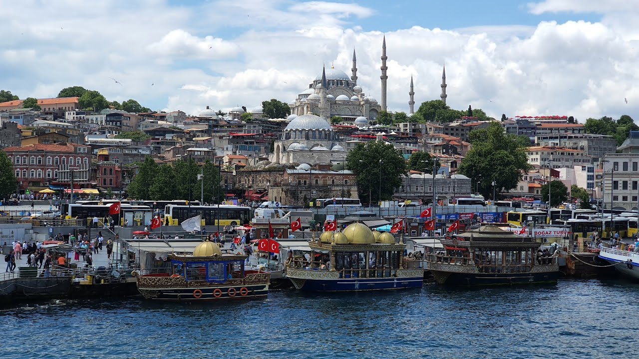 شاهد جمال وروعة منطقة أمينونو  إسطنبول Watch the splendor of the Eminonu Istanbul